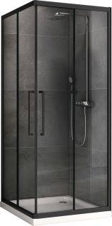 Душевой уголок ABBER Schwarzer Diamant 100x100см AG02100BH